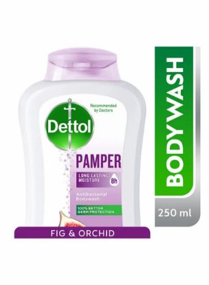 Picture of Dettol Anti-Bacterial Bodywash Pamper Fig & Orchid Long Lasting Moisture 250ml