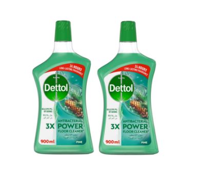 Picture of Dettol Antibacterial Floor Cleaner Pine 900ml, Pack of 2