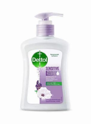 Picture of Dettol Anti-Bacterial Handwash Sensitive Lavender & White Musk Pump 200ml