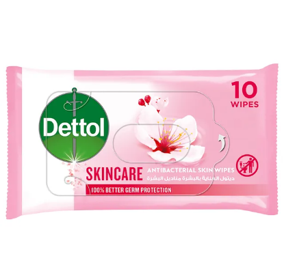 Picture of Dettol Anti-Bacterial Skin Wipes Skincare 10's 1Pack