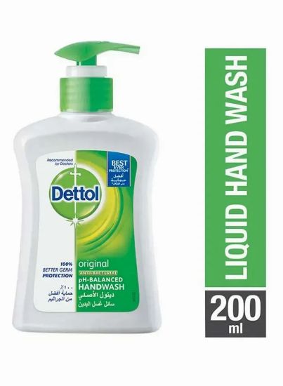 Picture of Dettol Anti-Bacterial Handwash Original Pine Fragrance Pump 200ml