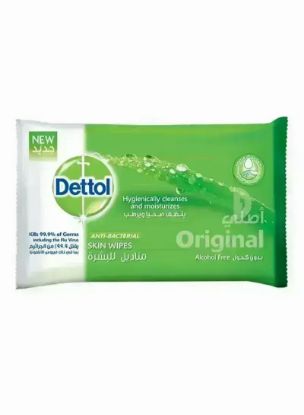 Picture of Dettol Anti-Bacterial Skin Wipes Original 10's 1Pack