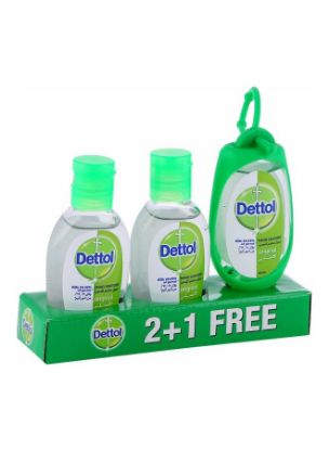 Picture of Dettol Hand Sanitizer Original 3x50ml