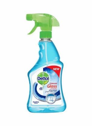 Picture of Dettol Glass Cleaner Spray Sparkling Shine Removes Grease Residues 500ml