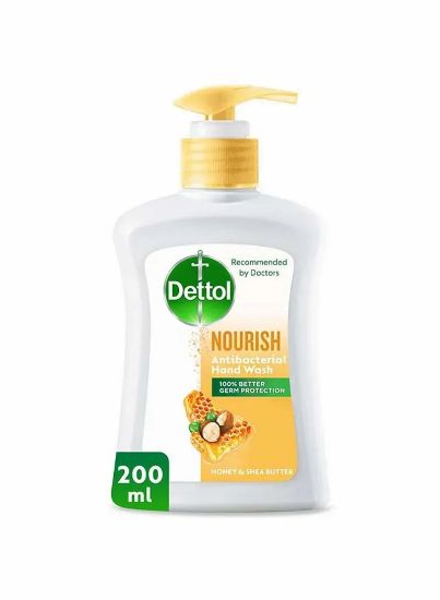 Picture of Dettol Hand Wash Nourish Honey & Shea Butter 200ml