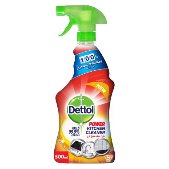 Picture of Dettol Orange Kitchen Power Cleaner Spray 500ml