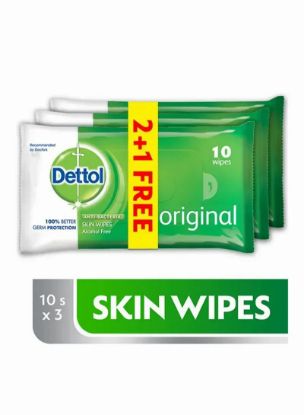 Picture of Dettol Original Wipes 3x10's