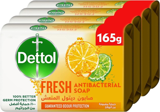 Picture of Dettol Soap Zing Mandarin 4x165gm