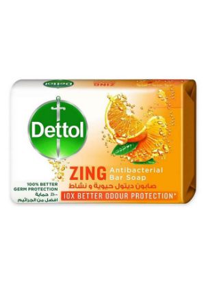 Picture of Dettol Soap Zing Mandarin 165gm