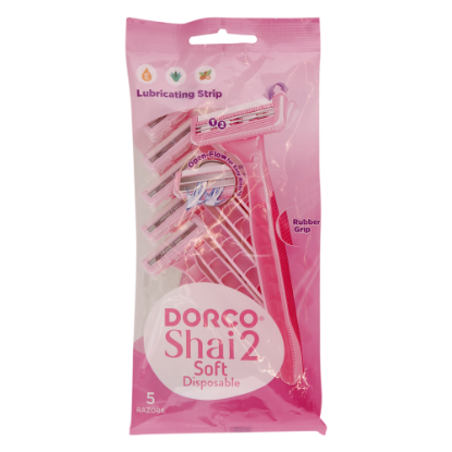 Picture of Dorco Shai 2 Soft Disposable Razor Blades 5's