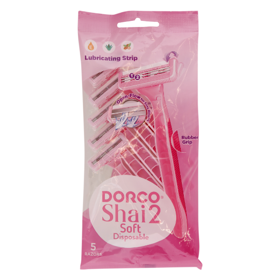 Picture of Dorco Shai 2 Soft Disposable Razor Blades 5's