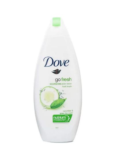 Picture of Dove Go Fresh Cucumber & Green Tea Body Wash 1/4 Moisturizing Cream 500ml