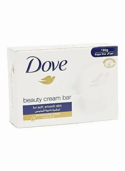 Picture of Dove Soap Beauty Cream Bar 1/4 Moisturizing Cream 0% Sulfates 160gm