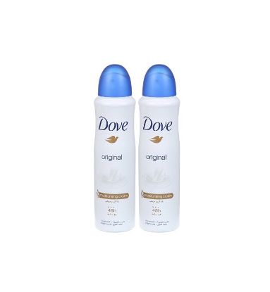 Picture of Dove Original Deodorant Spray 150ml, Pack of 2