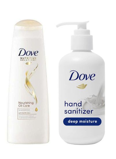 Picture of Dove Shampoo Nourishing Oil Care & Scented (400ml+495ml)