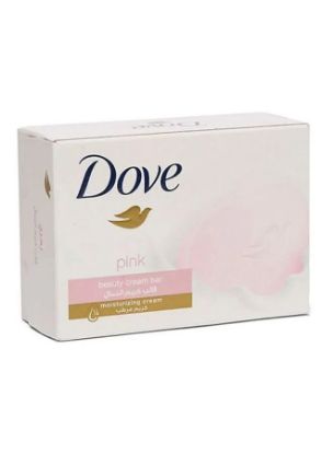 Picture of Dove Soap Bath Pink 1/4 Moisturizing Cream 0% Sulfates 160gm