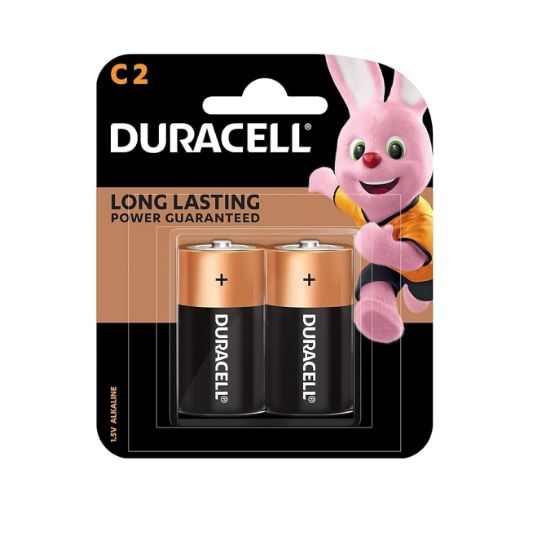 Picture of Duracell 1.5V Alkaline C2 Battery, Pack of 2