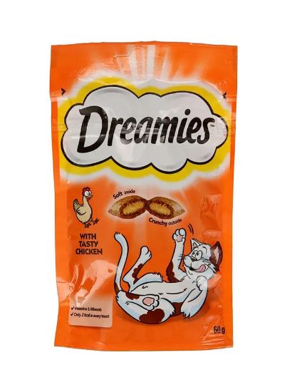 Picture of Dreamies Cat Food With Tasty Chicken 60gm