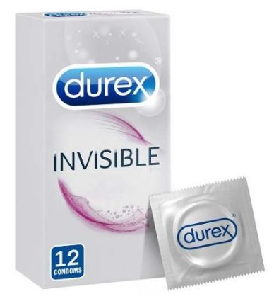 Picture of Durex Invisible Extra Thin Condom - Pack Of 12