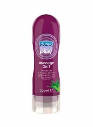 Picture of Durex Play Massage 2 in 1 Lubricant, Soothing, Aloe Vera- 200ml