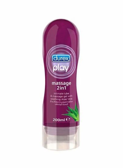 Picture of Durex Play Massage 2 in 1 Lubricant, Soothing, Aloe Vera- 200ml