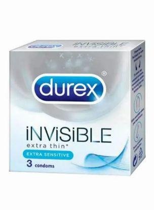 Picture of Durex Invisible Extra Thin Condom - Pack of 3