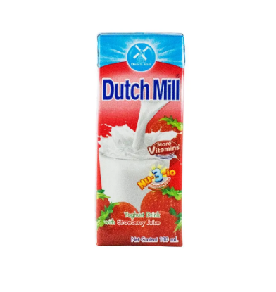 Picture of Dutch Mill Yoghurt Drink Strawberry 180ml