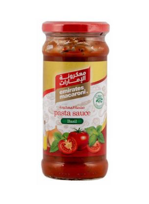 Picture of Emirates Macaroni Pasta Sauce Basil 350gm