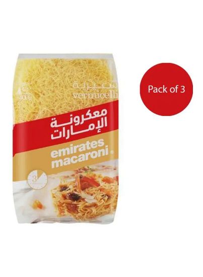 Picture of Emirates Macaroni Vermicelli 3 Pack 400gm