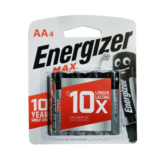 Picture of Energizer MAX Alkaline Battery 1.5V AA4 , 1pc