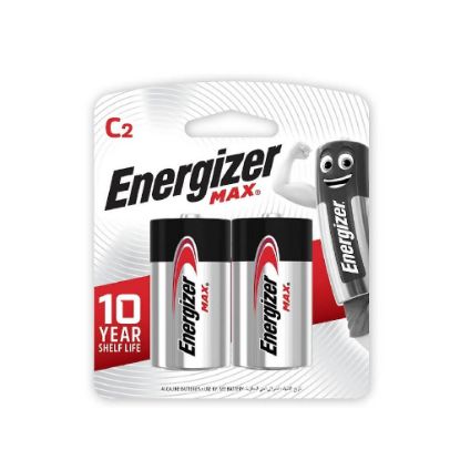 Picture of Energizer Max C2 Alkaline Battery 1.5V, Pack of 2