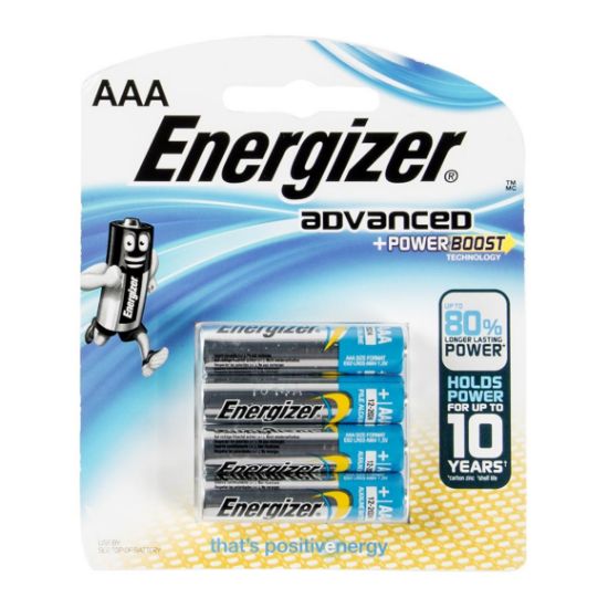 Picture of Energizer Advance Power Boost AAA4 X92RP4, Pack of 4