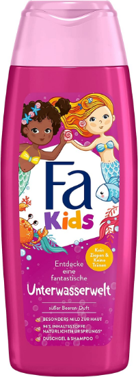 Picture of Fa Kids Shower Gel & Shampoo Sweet Berry Scent 250ml