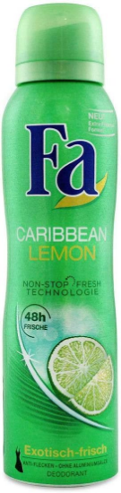 Picture of Fa Deodorant Spray Caribbean Lemon Exotic Fresh 150ml