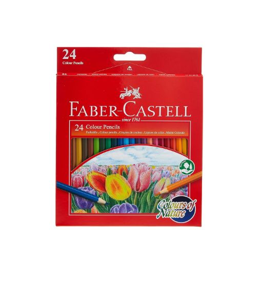 Picture of Faber-Castell Nature Pencils Long 24 Colours 1pack