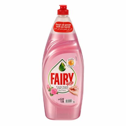 Picture of Fairy Gentle Hands Dishwash Liquid Rose Petals Vitamin E 1.5litre