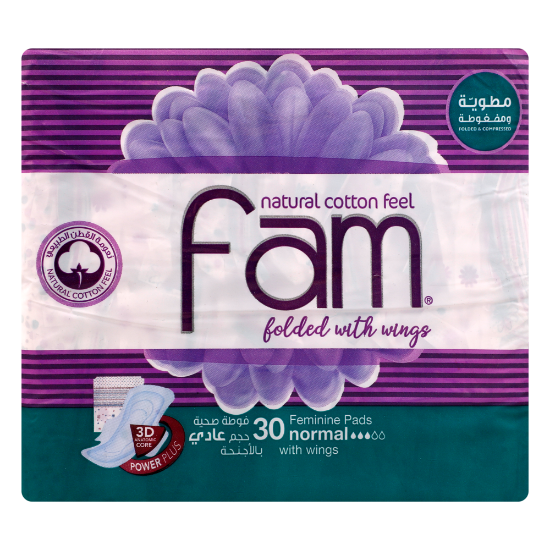 Picture of Fam Natural Cotton Feel Normal With Wings 30's