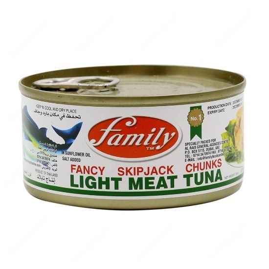 Picture of Family Fancy Skipjack Chunks Light Meat Tuna 185gm