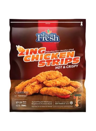 Picture of Farm Fresh Frozen Chicken Zing Strip 700gm