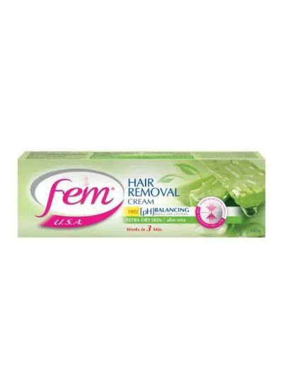 Picture of Fem Hair Removal Cream Aloe Deep Moisturising Normal-Dry 120gm