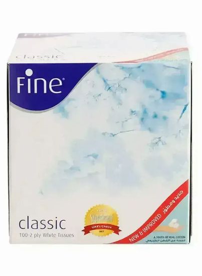 Picture of Fine Classic Facial White Tissue 100's 2Ply