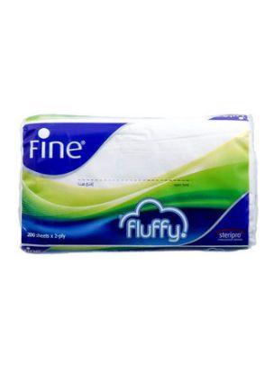 Picture of Fine Fluffy 2 Ply Facial Tissue 200's