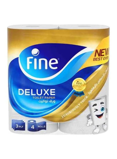 Picture of Fine Deluxe 3-Ply Toilet Paper 4's