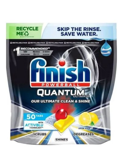 Picture of Finish Dishwashing Quantum Lemon 50's