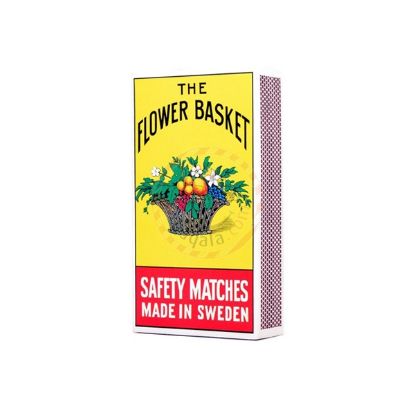 Picture of Flower Basket Safety Match Box Large 120's