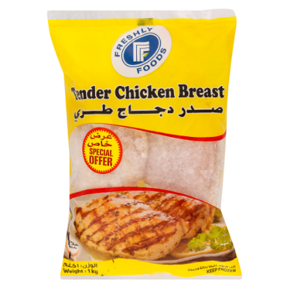 Picture of Freshly Foods Frozen Tender Chicken Breast 1kg