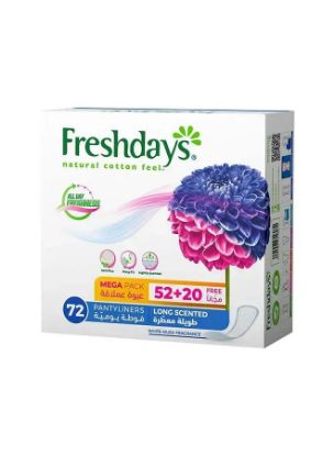 Picture of Freshdays Panty Liner Long Scent 72's