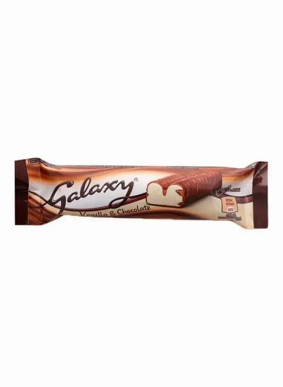 Picture of Galaxy Ice Cream Vanilla & Chocolate Bar 63gm