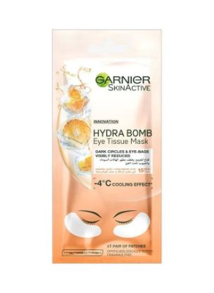 Picture of Garnier Anti-Dark Circles Orange Juice Hydrating Eye Tissue Mask Orange 1pc