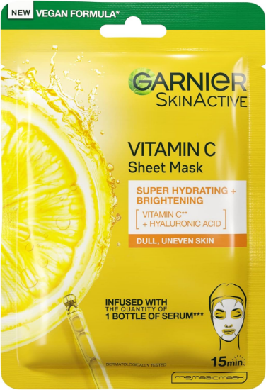 Picture of Garnier Face Mask Vitamin C Sheet Hydrating 33gm